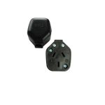 FICHA HEMBRA C/NEUTRO S/90º NEGRA