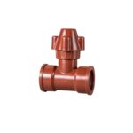LLAVE DE PASO ROSCA MARRON 3/4”