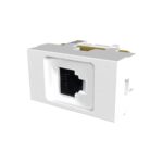 TOMA TEL. RJ45 PLATINUM BLANCO