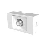 TOMA TV C/ACOPLE PF PLATINUM BLANCO