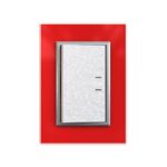 BASTIDOR Y TAPA CRISTAL ROJO