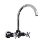 MEZCLADORA PEKIN PARED ABS NEGRA VOLANTE CRUZ PICO