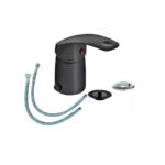 MONOCOM. VITRA NEGRA BIDET CON TRANSFERENCIA C/SOP