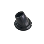 PORTALAMPARAS RECEPTACULO CURVO NEGRO 1 PIEZA