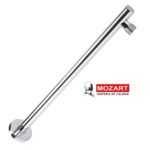 BRAZO P/LLUVIA REDONDO 42 CM. C/ROSETA AC.INOX BOL
