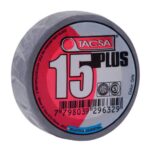 CINTA AISLADORA TACSA PLUS GRIS 10MTS#