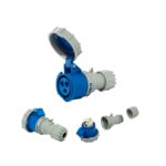 TOMA INDUSTRIAL ACOPLE 2P + T 32A IP67#