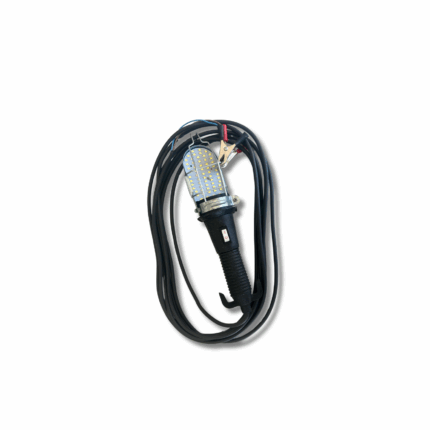PORTATIL LED AUTO 12V C/TECLA Y PINZAS 5MTS