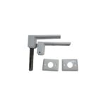 D/B BISELADA RTA RECTAN CHAPA 37MM ALUMINIO BCO