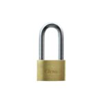 CANDADO 32MM SAT TAMBOR BRONCE ARO LARGO GLOSS