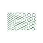 MALLA PLASTICA ROMBOIDAL 6X6MM 1.20X50MTS VERDE