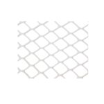 MALLA PLASTICA ROMBOIDAL 15X15MM 1X50MTS BLANCO
