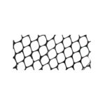 MALLA PLASTICA ROMBOIDAL 15X15MM 1X50MTS NEGRO