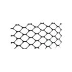 MALLA PLASTICA ROMBOIDAL 6X6mm 1,20x50mts NEGRO