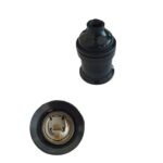 PORTALAMPARAS 3 PIEZAS SUPER NEGRO