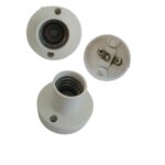 PORTALAMPARAS RECEPTACULO MIGNON BLANCO 3 PIEZAS