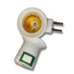 PORTALAMPARAS CON FICHA MOVIBLE Y LLAVE