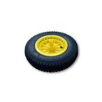 RUEDA NEUMÁTICA P/CARRETILLA C/TACO ALTO(AMARILLA)