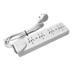 ZAPATILLA TOP 4 TOMAS C/CABLE DE 1.3MTS