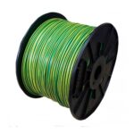 CABLE ECONOMICO UNIPOLAR 4MM VERDE BOBX400MTS