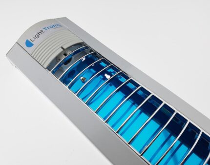 LISTON CON LOUVER DOBLE P/TUBO LED 1.20CM