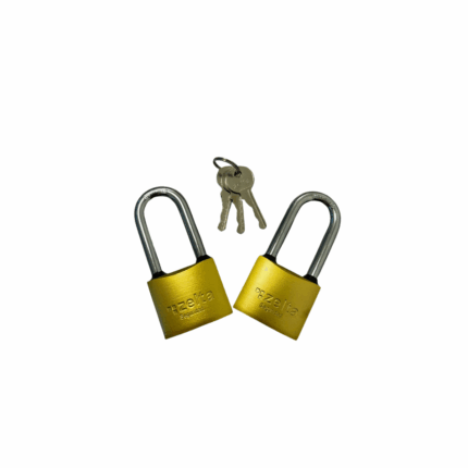 CANDADO DOBLE ARO LARGO 50 MM  BRONCE MISMA LLAVE