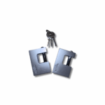 CANDADO DOBLE PERNO PASANTE 80 MM MISMA LLAVE